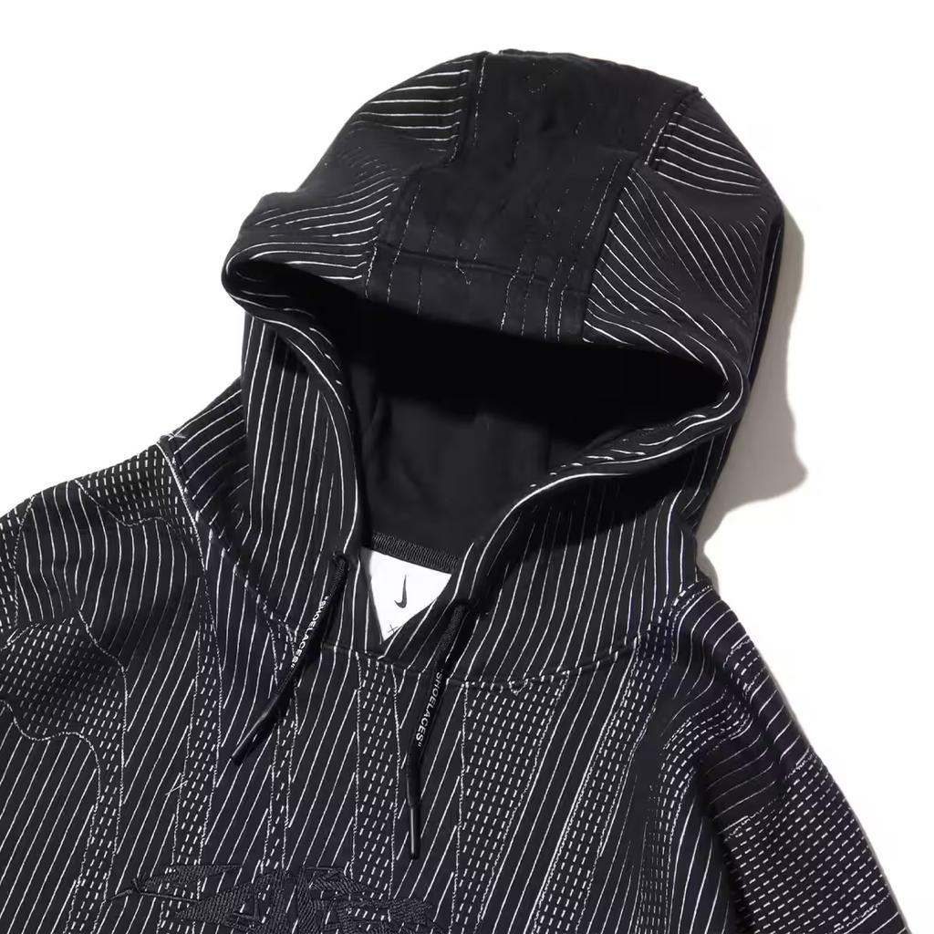 Nike X Off-White Engineered Hoodie (Asia Sizing) Black Men Streetwear DV4450-010