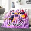 Customizable KPop Demon Hunters36 Throw Blanket – Personalized Name, All-Season Cozy Snug Blanket, Machine Washable, Personalized Blanket