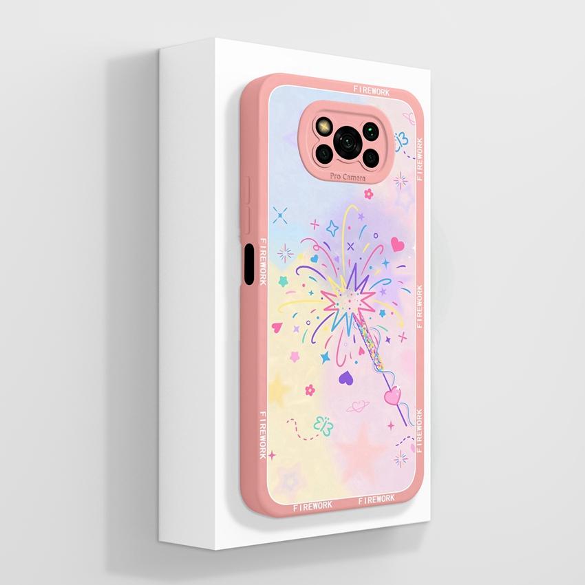Phone Case For Xiaomi Poco X3 X5 X6 X7 C40 C50 C51 C55 C71 C75 Cute Cat Soft Covers Lens Protection Liquid Silicone Anti Slip Shell For Xiaomi Housing