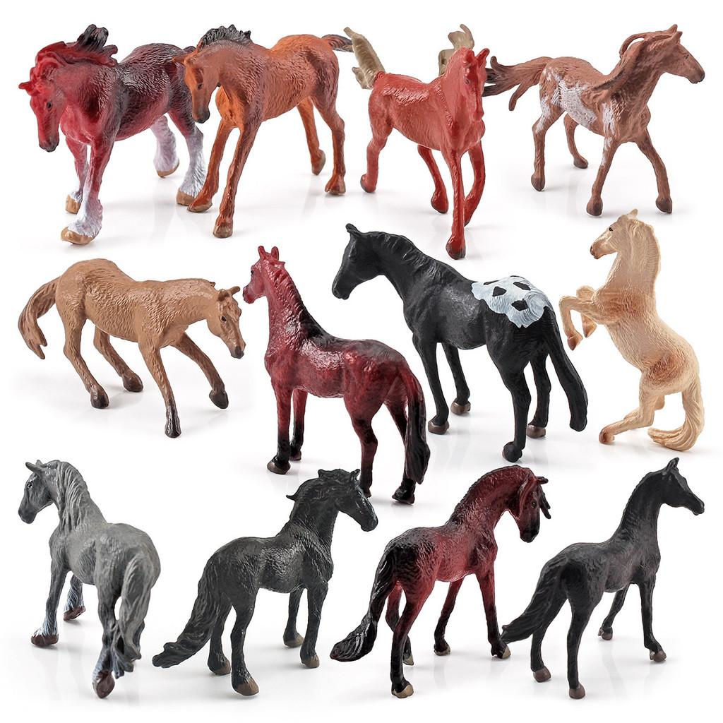 World Famous Horse Model Set Pvc Static Figurines Collectors Animal Display For Model Enthusiasts