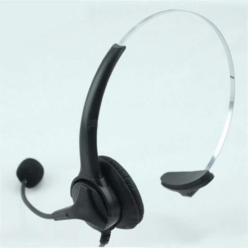 Corded Call Center Noise Cancelling USB Headset Headphone with Microphone Voice Control for Computer/PC/Laptop Use