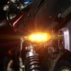 2pcs/set 12V Motorcycle Turn Signal Lights Waterproof ABS LED Direction Yellow Lights Motorcycle Light Assembly