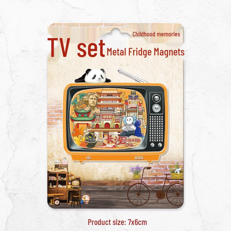 Hunan Changsha 3D Holz Kühlschrankmagnet: Kulturelles, kreatives Souvenir für Touristen