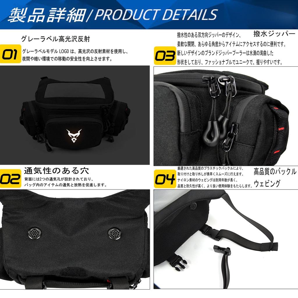 FOR CC110 Cross Cub 110 2023 2024 CC110 Motorcycle Front Bag Waterproof Phone Touchscreen Storage Bag Scooter Front Bag Street Motorcycle Waist Bag