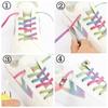 New Elastic Magnetic Shoelaces Sneakers Shoelace Kids Adult No Tie Shoe Laces Rainbow Lock Lazy Laces One Size Fits All Shoes