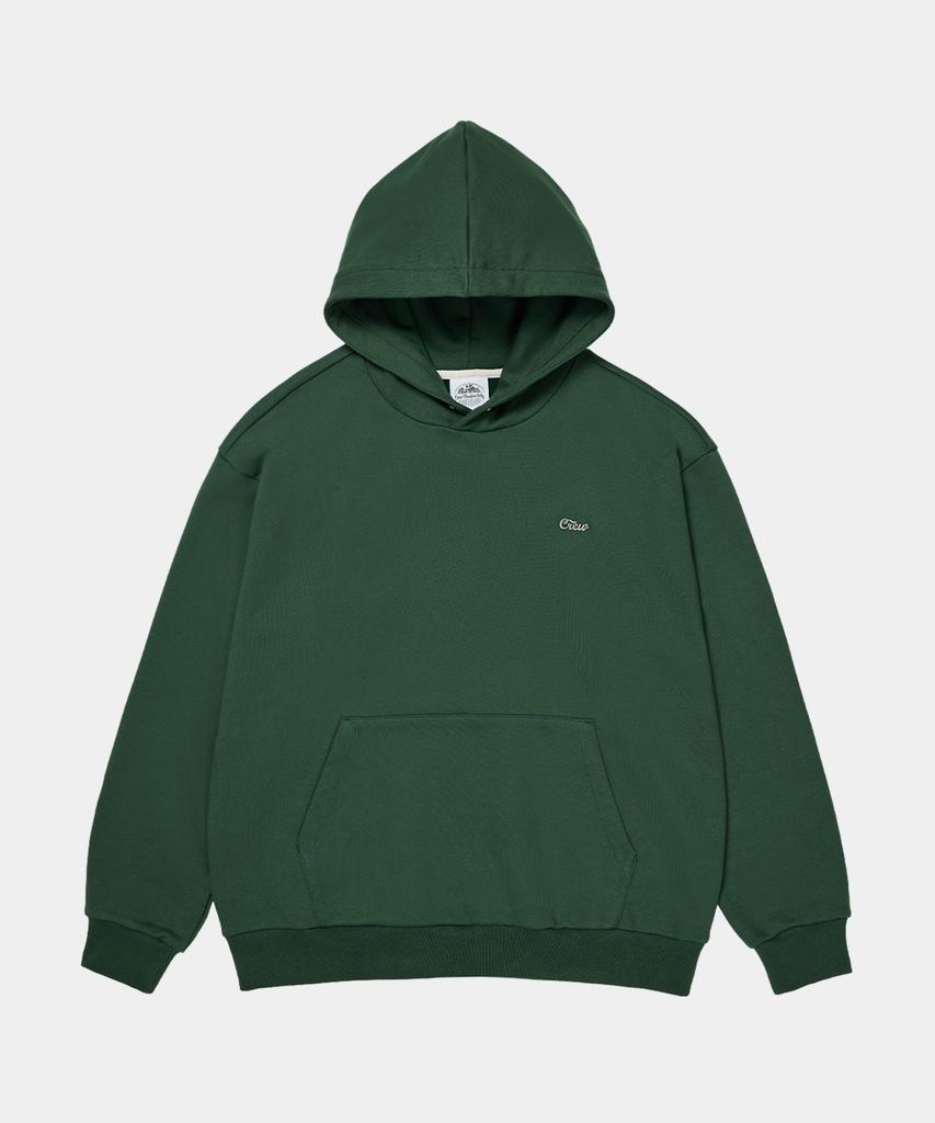 CREW MEMBERS ONLY Back Logo Hoodie Green