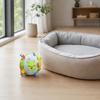 1/3Pcs Squeaky Dog Plush Toy with Built-in Bell, Soft Stuffed Ball Hanging Dog Training Toy, Interactive Pet Chew Toys for All Breeds