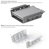 4 Bay 2.5 Inch To 3.5 Inch Ssd Hard Drive Enclosure Caddy Chassis Internal Mounting Adapter Bracket Aluminum Alloy Tray Holder