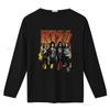 1996 Vintage Maglietta Band Kiss Taglia L Design Alive Worldwide Tour vintage Lavata Unisex Alla Moda Comoda uomo