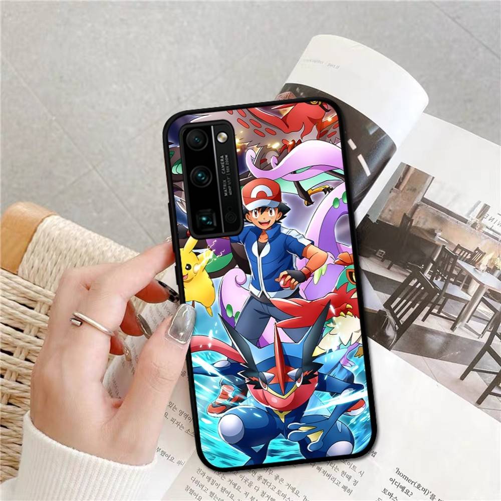 Cartoon P-Pokemones Cute Phone Case For Huawei Honor 10 Lite 9 20 7A 9X 30 50 60 70 Pro Plus Soft Silicone Cover