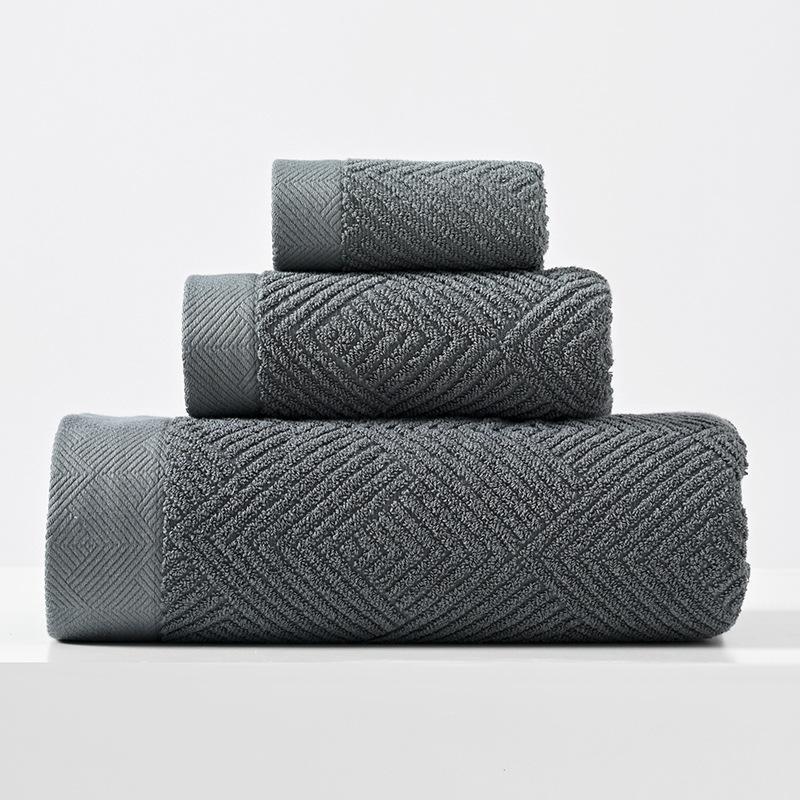 

Три утолщенных банных полотенца Zaizai для взрослых, хлопковые, мягкие, впитывающие, полотенца для лица, вытирания рук, квадратные полотенца из чистого хлопка 35 * 35cm