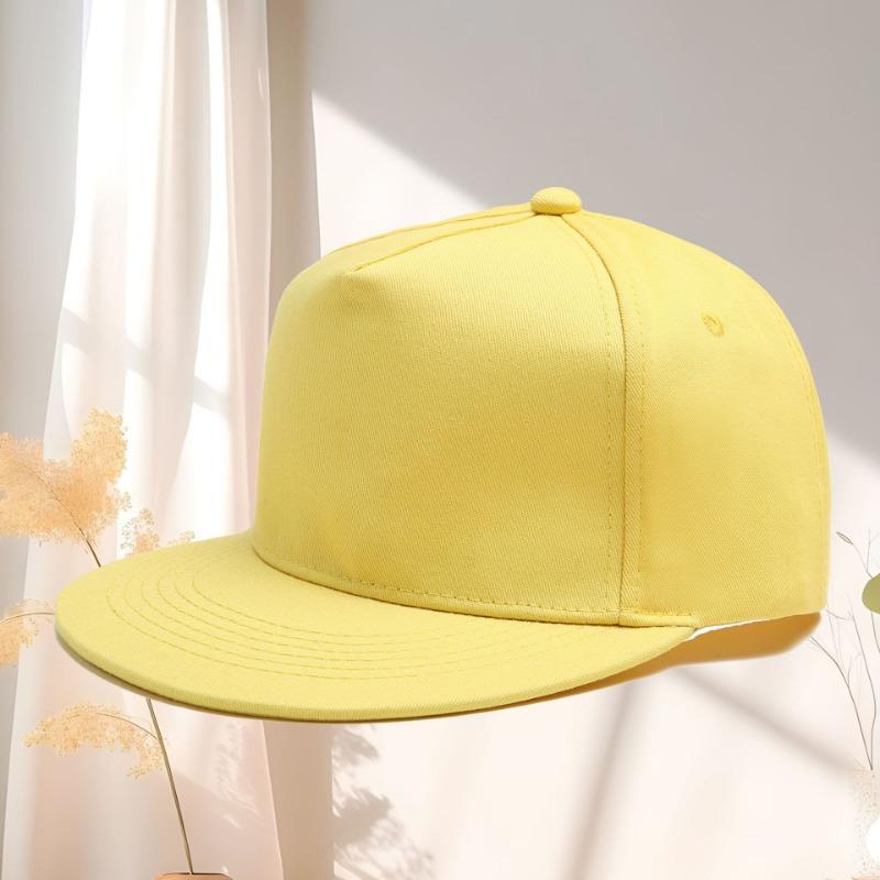 Cotton flat-brimmed hat men's and women's sunshade cap hip-hop personality trend hip-hop hat embroidery