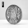 Monete d'Argento Zodiacali, Dodici Segni Zodiacali, Monete Creative, Capricorno, Leone, Vergine, Regali in Metallo