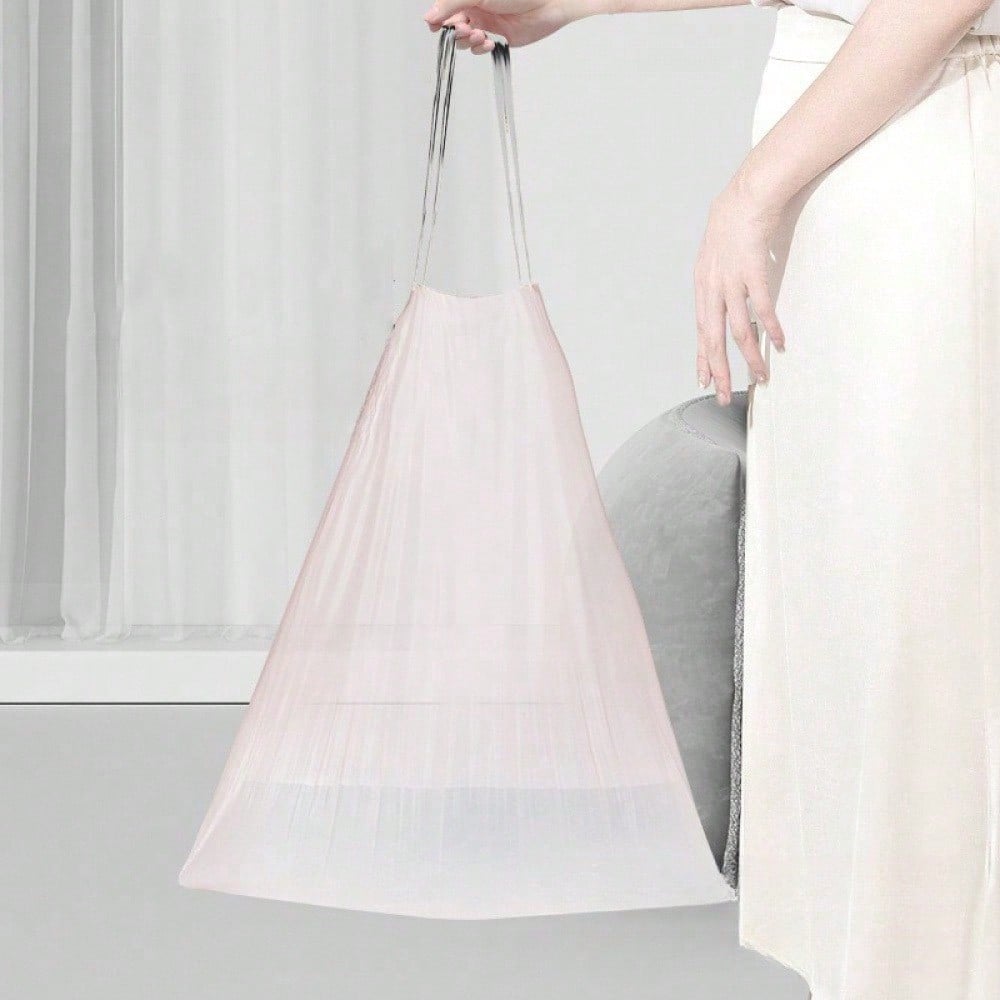 Bathroom Trash Bags, 50 Pieces Per Roll, Pink Small Trash Bags, Strong And Thin Material, Disposable Trash Bags Suitable