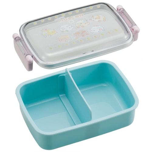 Skater Children's Lunch Box, 450ml, Antibacterial, Featuring Puipui Molcar Fluffy Crayons, Made in Japan (RBF3ANAG-A)