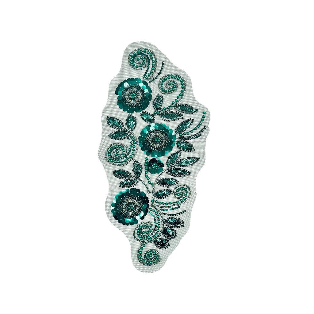 Heavy Industry Beaded Sequins Floral Cloth Stickers Gift Lace Lace Dance Clothes Performance Clothes Decorative Clothing Accessories