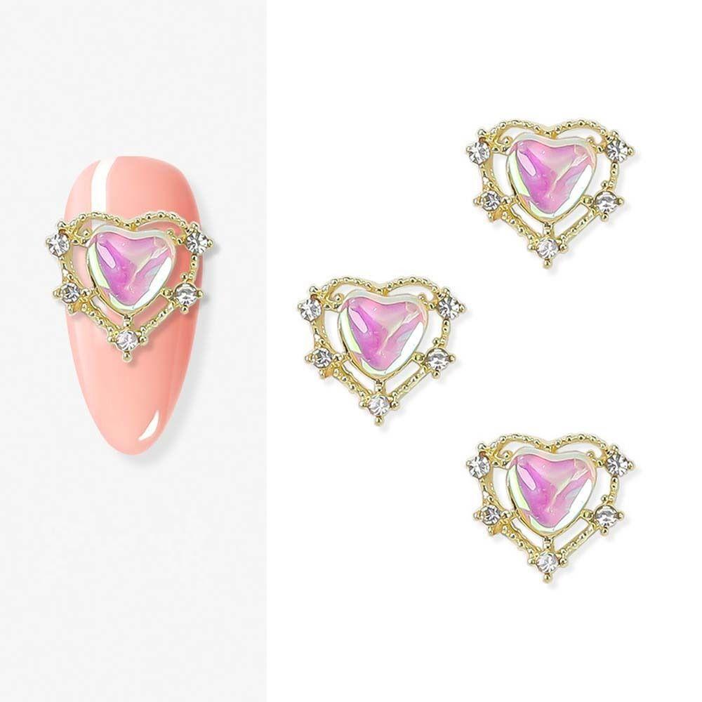 Manicure Accessories Nail Jewelry Rabbit Nail Decorations 3D Nail Art Drills Heart Nail Rhinestones