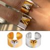 Trendy Colorful Heart Open Rings Adjustable Fit Rings Sturdy And Lightweight For Everyday Wear And Special Occasions