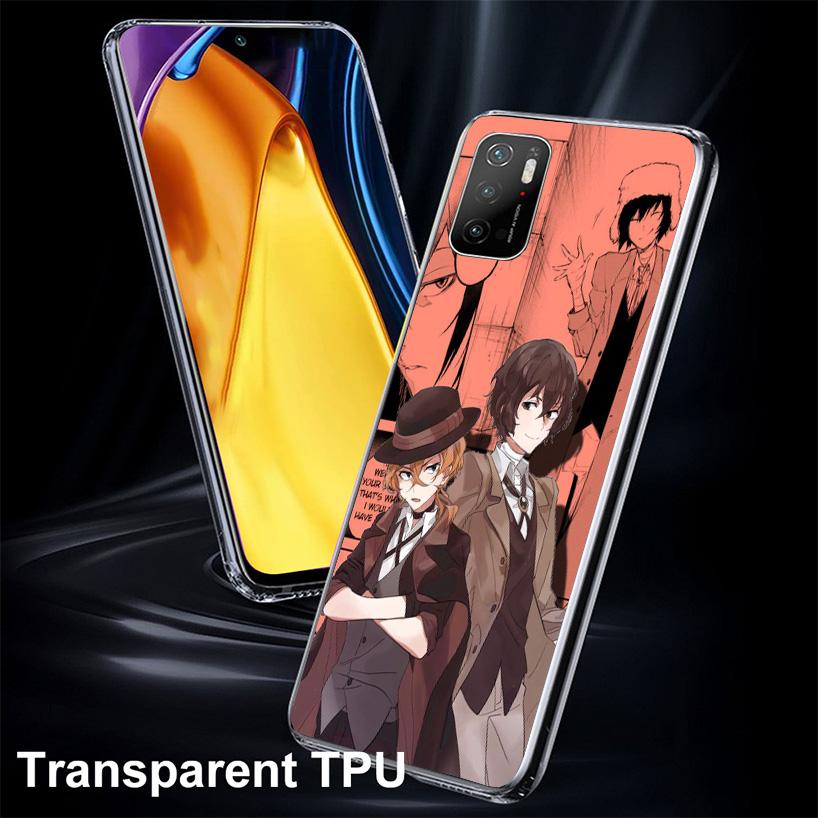 Bungo Stray Dogs Manga Phnoe Case for Xiaomi Poco X5 X6 X7 Pro X4 Gt F7 Ultra M8 M7 Redmi 15C 15 13C 13 12C 12 Unique Cover Coqu