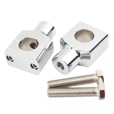 Deepa Universal Handle Post Handle Riser, 1 Inch (25.4 Mm), 1 Inch, Harley Dragster, Vulcan, Shadow, Magna, Etc. (Silver)