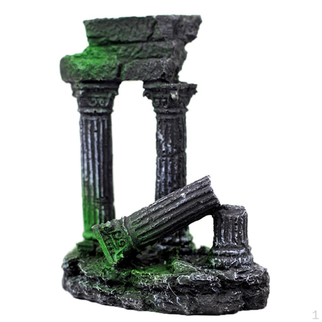 

Collapsed Architecture For Aquarium Fish Tank Terrarium Decor чёрный