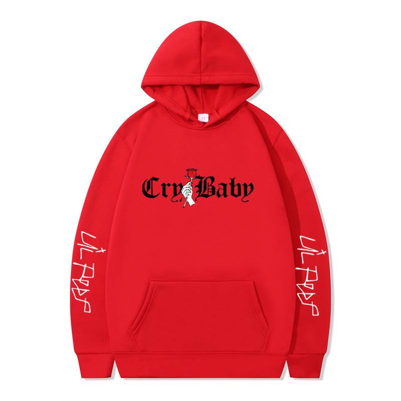 New product, American rap singer lil peep shirt men's and women's fleece hooded sweater