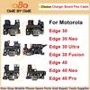 USB-Ladedock-Platine für Motorola Edge 30 Ultra Fusion 40 Neo Pro Ladeanschluss Buchse Stecker Verbinder Flexkabel Reparatur (1 STÜCK)