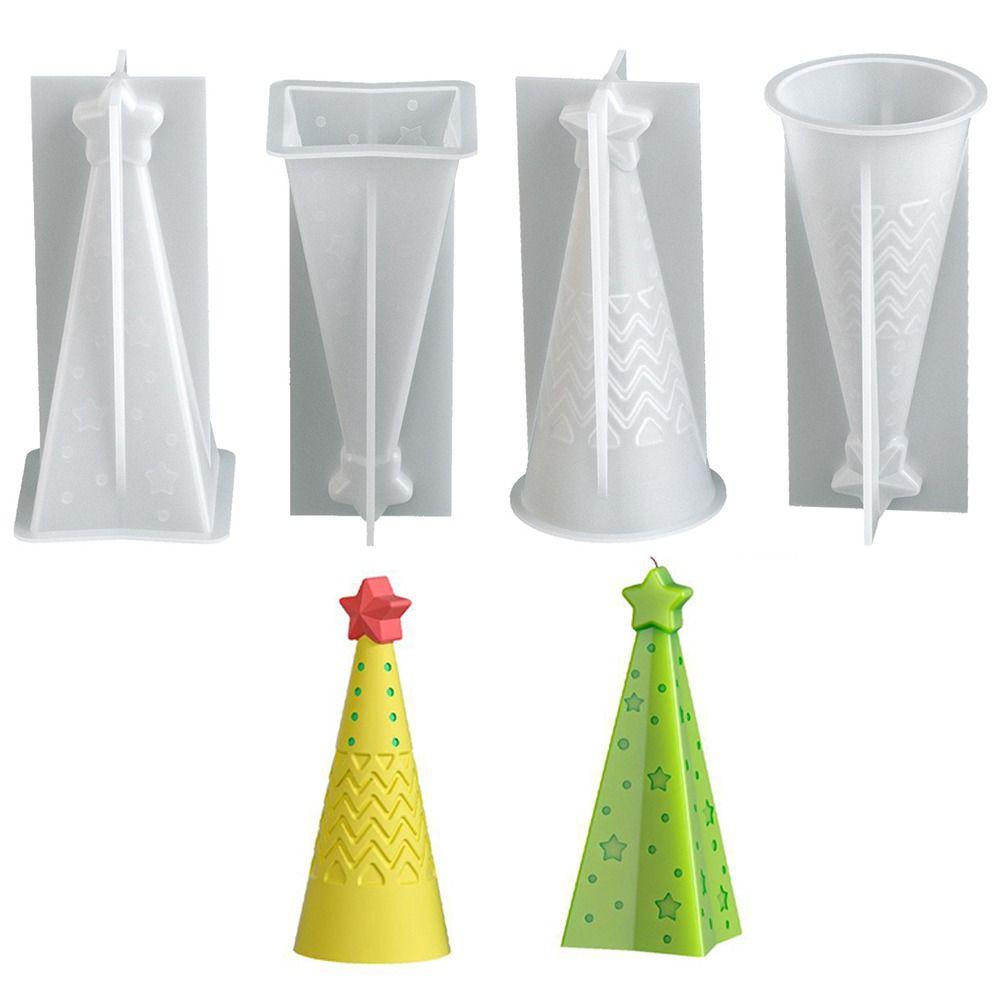 Epoxy Resin Soap Ornament Mold Silicone Candle Making Kit New Cake Resin Mold  Xmas Decor