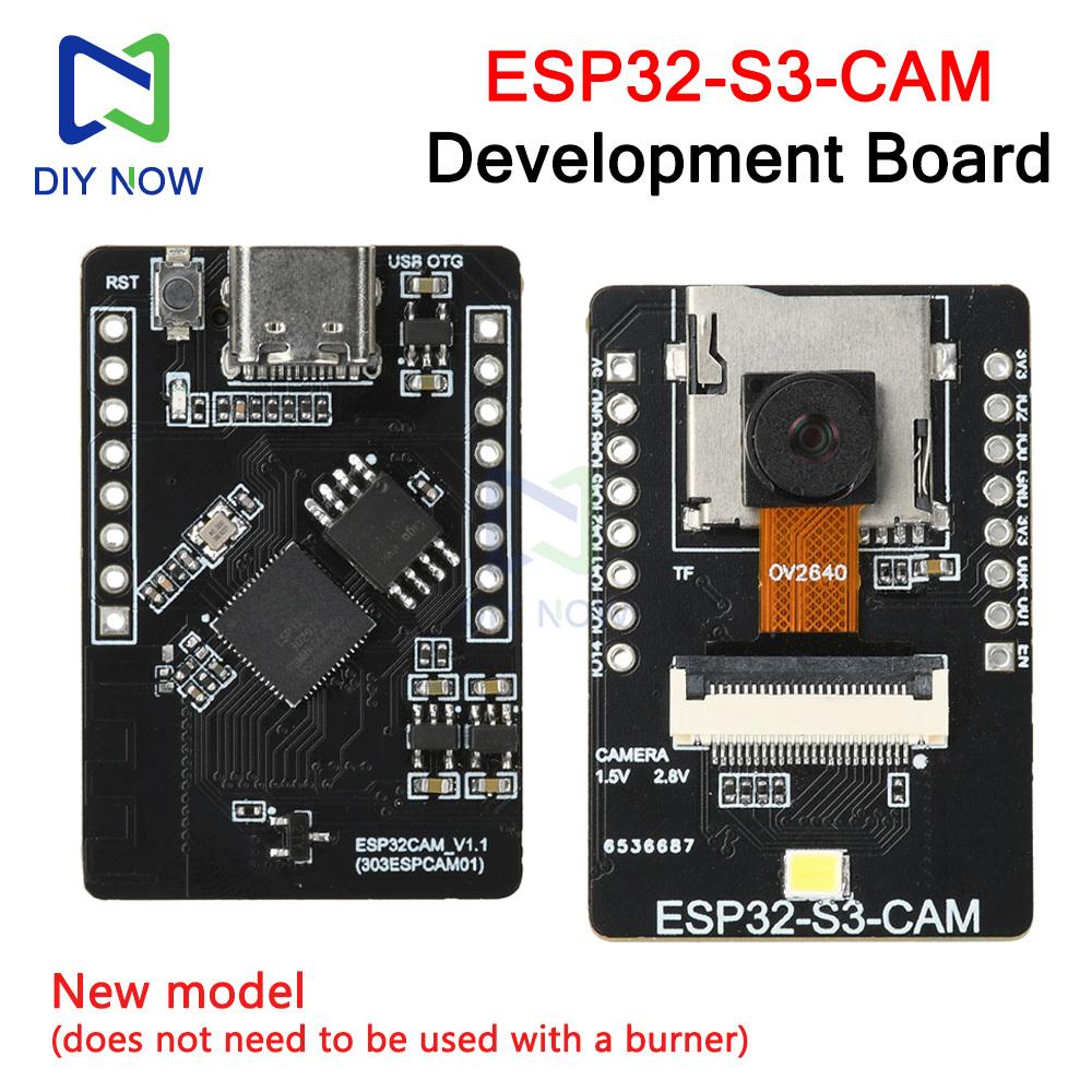 ESP32 Camera Module ESP32 S3 CAM OV2640 Camera Module WiFi Bluetooth Development Board Vision Recognition Module Type-C