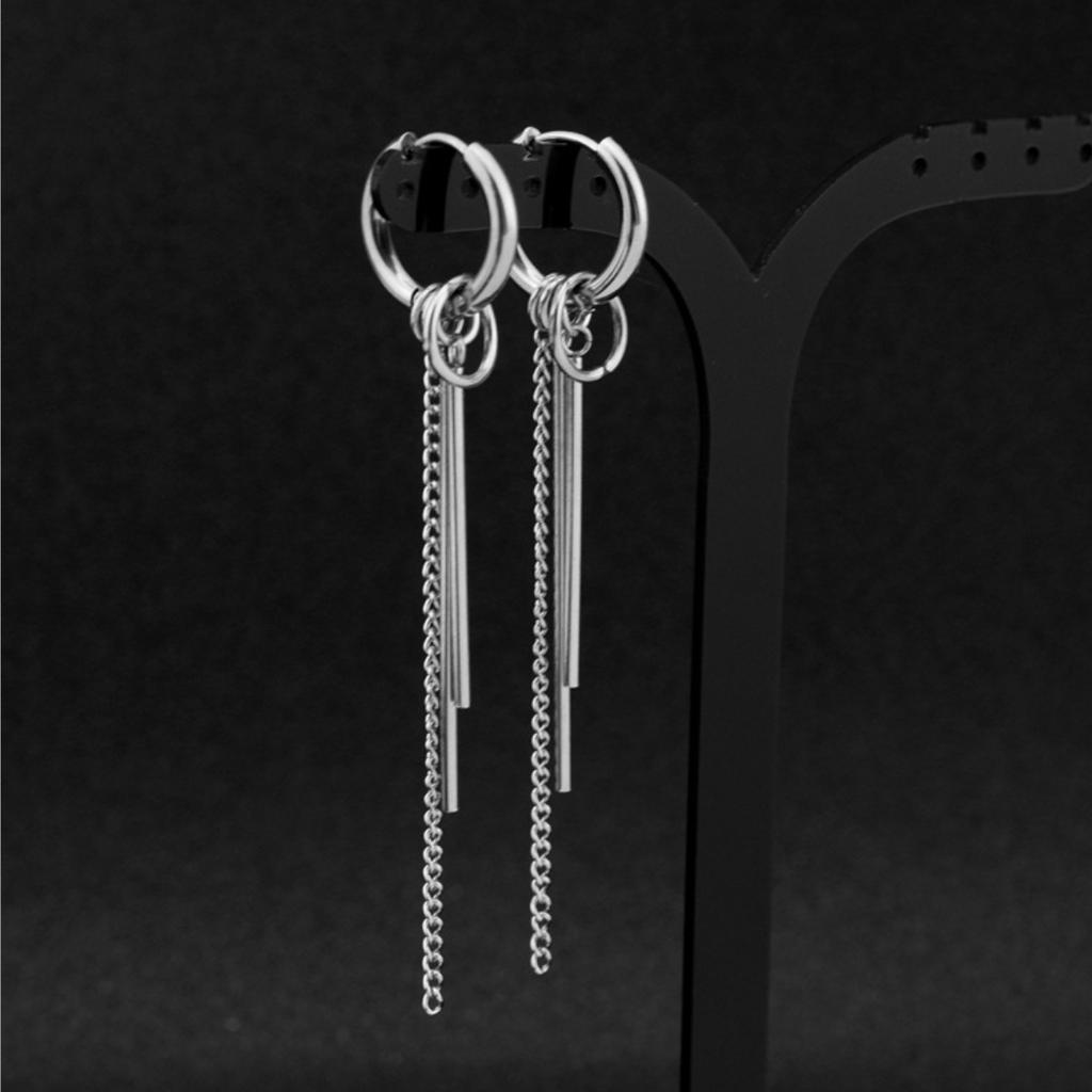 2 ks Módní pánské osobnostní rošťácké pohledné nepravidelné náušnice zirkonové doplňky vhodné na rande, párty, festivalové dárky