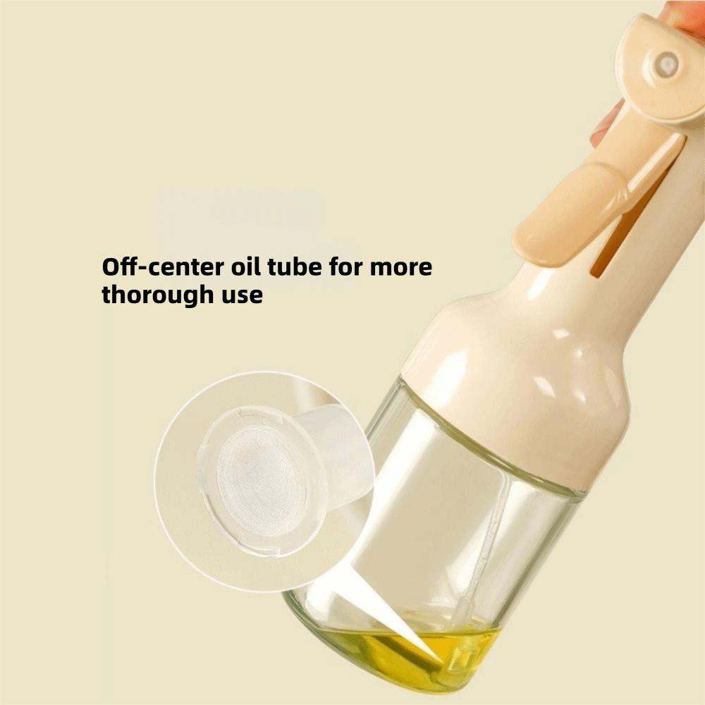 Press Atomized Oil Spray 300ML Oil Dispenser Refillable Olive Oil Sprayer BBQ