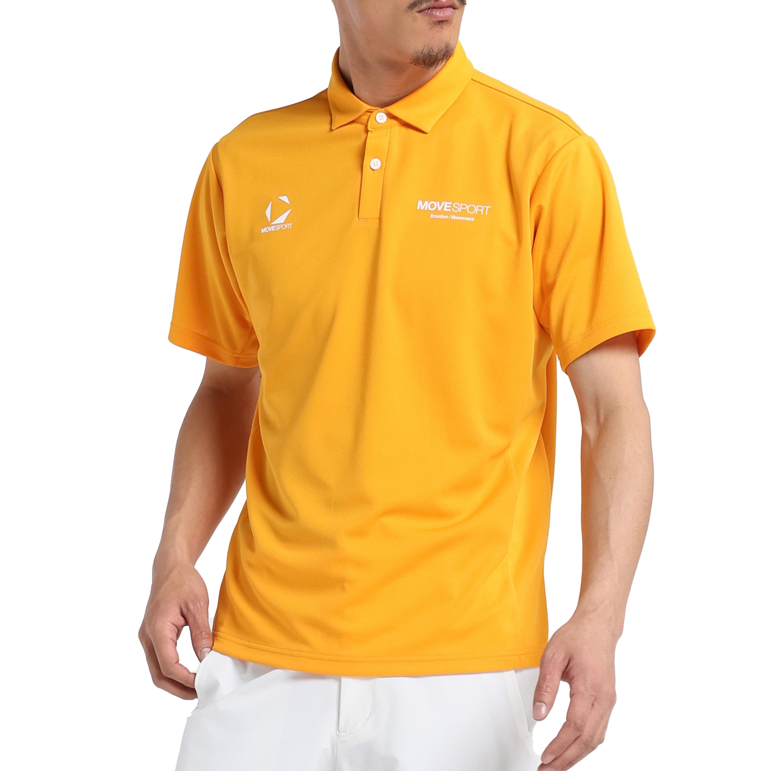 

Move Sports Descente Short Sleeve Polo Perfect for and YO00 Men s Shirt, Moisture-Wicking, Quick-Drying, Training, Running, Walking, (ST5SHS05M)
