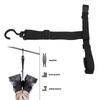 Outdoor Fishing Wader Boot Hanger 360° Rotating Buckle Adjustable Wader Boots Strap for Fishing