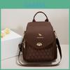 Kangaroo Pattern Nylon Quilted Womens Backpack With Durable Anti Shock Design For Daily Use