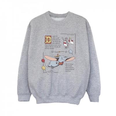 Boys Dumbo Story Book Page Sweatshirt
