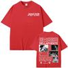 Rapper Dellafuente Cartel de Gira de Nuevo Álbum Estampado Gráfico Camiseta Hombres Mujeres Harajuku Streetwear Hip Hop Punk Moda Casual Oversize Verano Nueva Camiseta