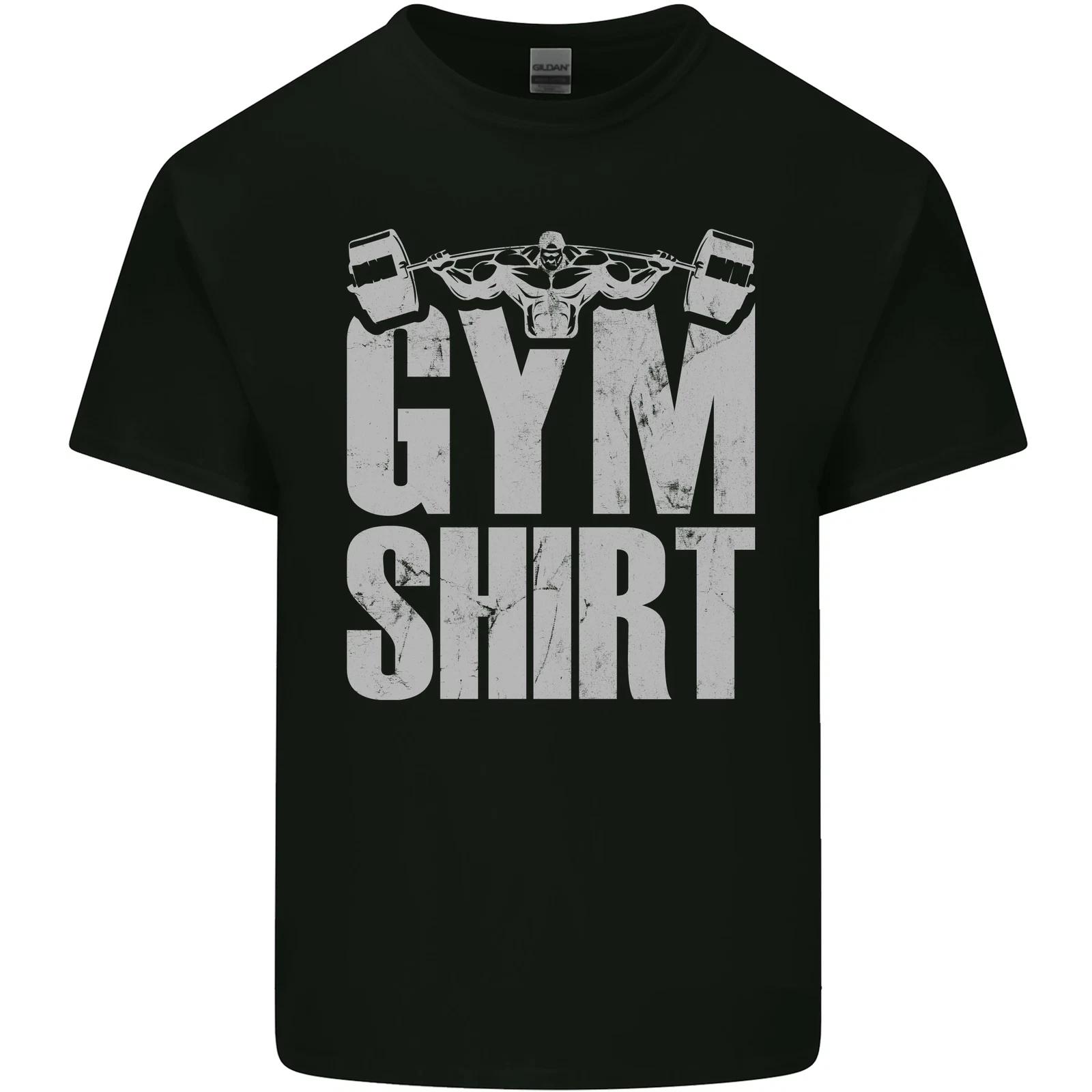 Gym Training Top Bodybuilding Weightlifting Kids T-Shirt Childrens 3XL