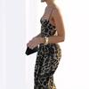 Spring New Arrivals Women's Wear Sexy Elegant Leopard Print Halter Dress