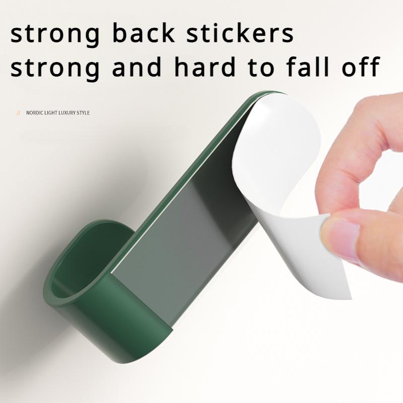 Simple Wall-mounted J-shaped Hooks Household Storage Gods!