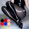1Piece of Women's Plus Size Black Sheer Pantyhose Sexy Glossy Horse Oil Tights Stockings Highly Elastic Waist Black Pantyhose