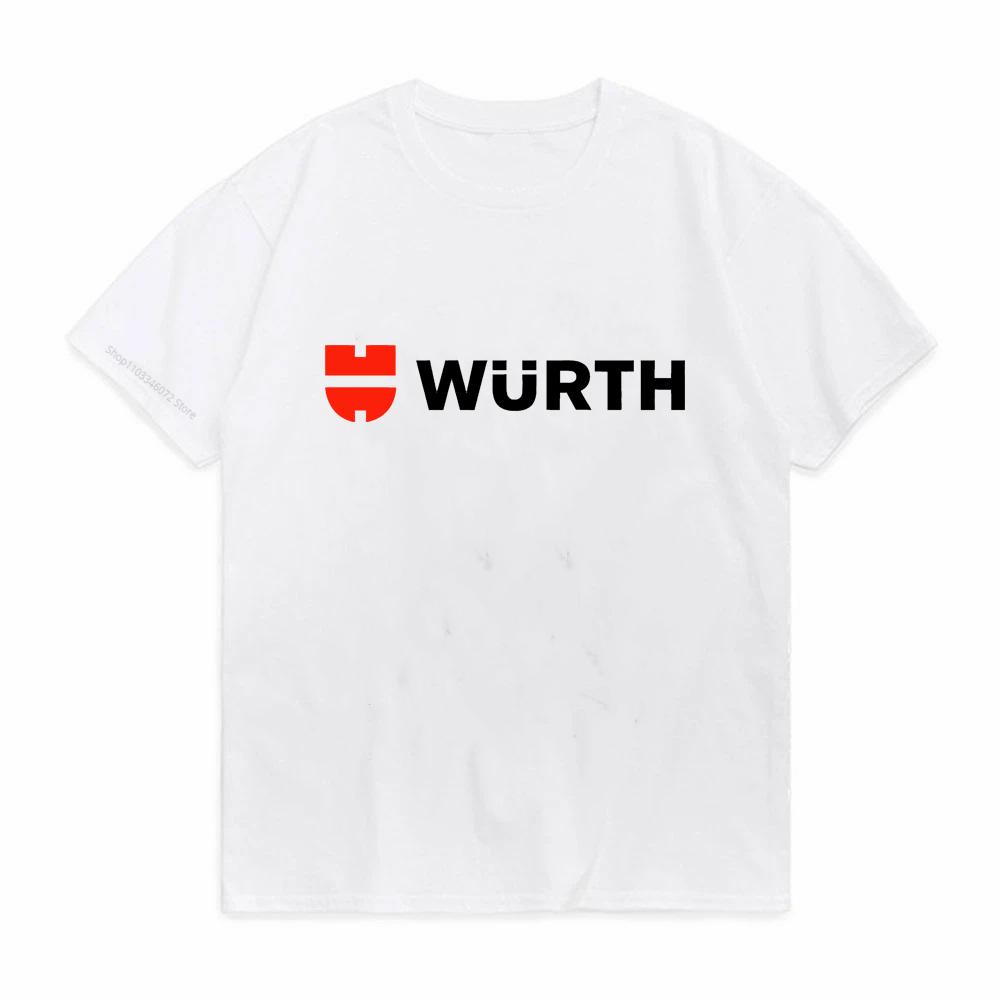 Ручные инструменты Wurth и Белая футболка Стильная Повседневная Забавная Футболка Уличная мода Винтаж Харадзюку Мода лето Унисекс Топы футболка S