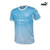 Puma Junior ManchesTer CiTy Home FooTball Jersey ShorT Sleeve T shirT
