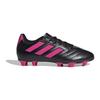 Adidas Goletto VII Comfortable Versatile Durable Low-Top Kids Soccer Shoes Kids Soccer Shoes Black Pink FV2895