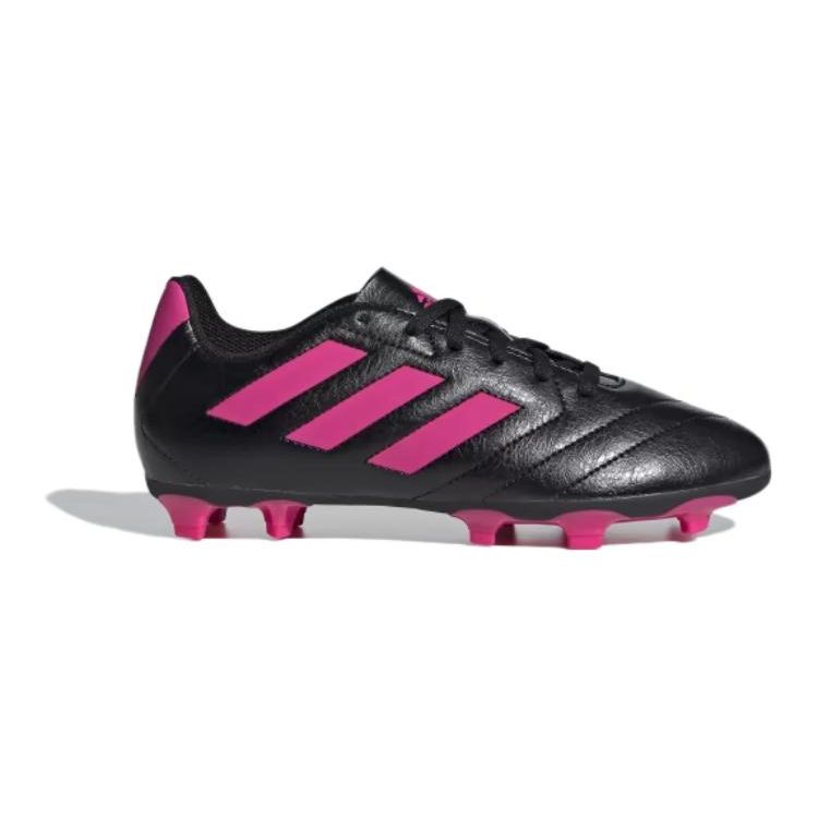 Adidas Goletto VII Comfortable Versatile Durable Low-Top Kids Soccer Shoes Kids Soccer Shoes Black Pink FV2895
