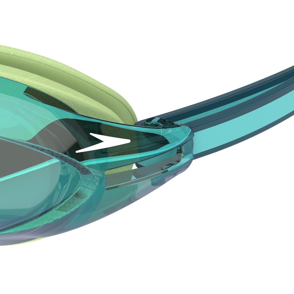 Speedo Vanquisher Mirrored 3.0 Goggles, Unisex, Scuba/Emerald