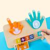 Kids Montessori Toys Wooden Finger Numbers Math Toy Children Counting Early Learning Educational Toys Toddlers Intelligence Game