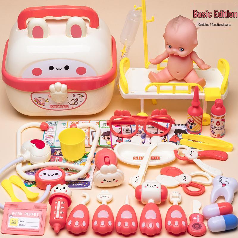 Little Doctor Toy Set: Pretend Medical Play Kit with Stethoscope & Injection for Children