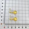 Retro Brushed Metal Ball Stud Earrings - Elegant, High-End, Versatile Fashion for Women