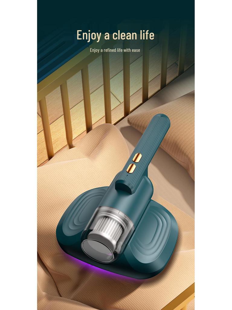 Kabelloser USB-Blaulicht-Milbenentferner: Handlicher Multifunktions-Staubsauger für Sofas und Betten