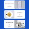 E27 Bulb Lamp Holder Radar Induction Delay Switch Controller Living Room Bedroom Intelligent Remote Control Lamp Head AC110-240V